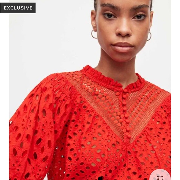 All Saints Tila eyelet top - Picture 11 of 11